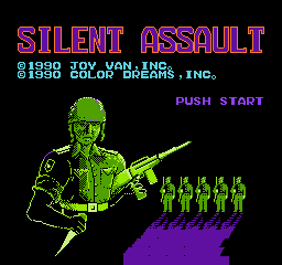 Silent Assault (USA) (Unl) (Color Dreams) Title Screen
